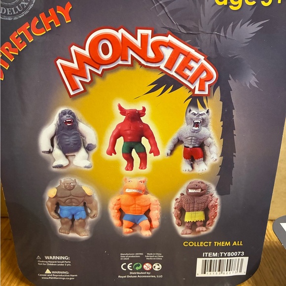 Kids Monster Bundle Set Stretchy Monster Figures Scholastic Monster Science Set. - Picture 4 of 11